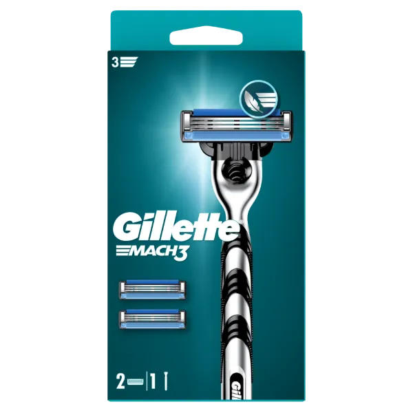 Gillette Mach3 Férfi Borotva, 1 db Gillette 3 Pengés Borotva, Gillette Borotvabetétek termékhez kapcsolódó kép