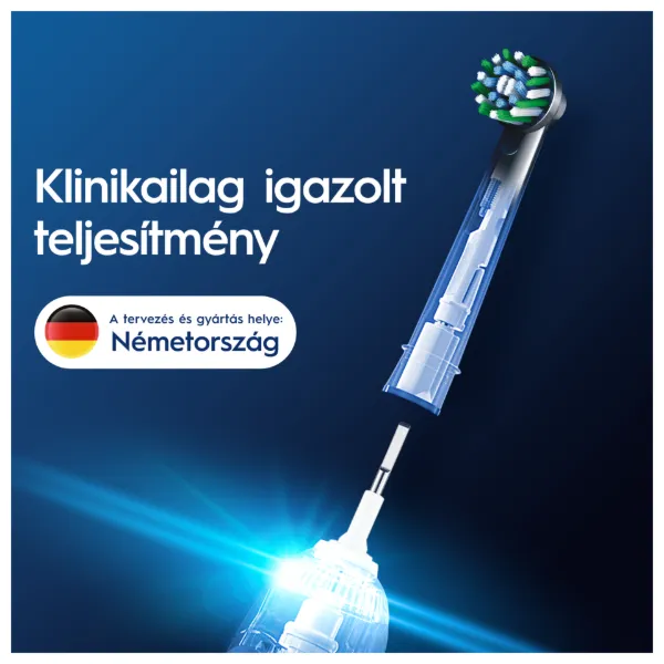 Oral-B Pro Cross Action, fekete Fogkefefejek, 4 db termékhez kapcsolódó kép
