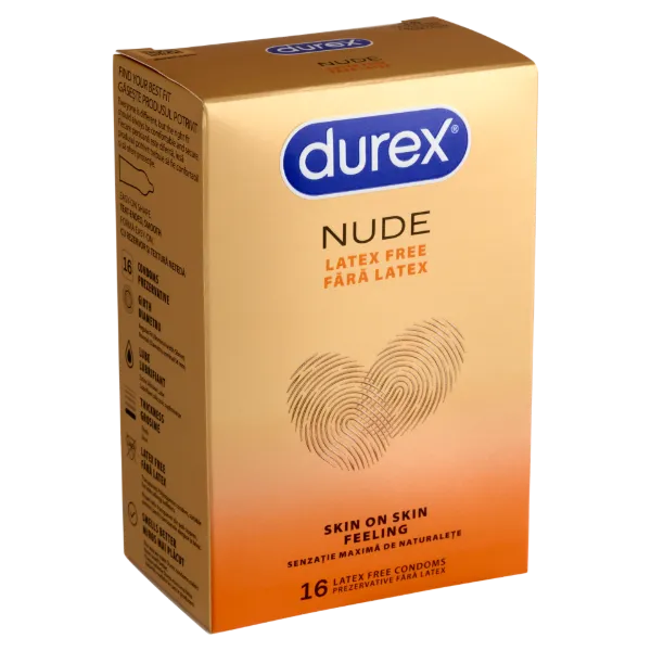 Durex Nude latexmentes óvszer 16 db termékhez kapcsolódó kép