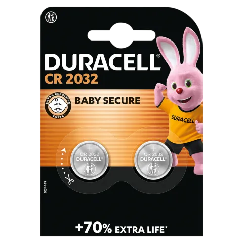 Duracell CR 2032 3 V lítium elem 2 db termékhez kapcsolódó kép