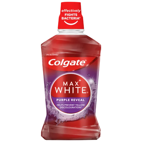 Colgate Max White Purple Reveal szájvíz 500 ml termékhez kapcsolódó kép