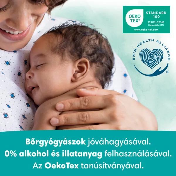 Pampers Harmonie New Baby Nedves Törlőkendő, 3 csomag = 138 db Törlőkendő termékhez kapcsolódó kép