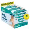 Pampers 99%-ban Vízalapú Baby Nedves Törlőkendő, 18 Csomag x 60 Törlőkendő db Baba Nedves Törlőkendő termékhez kapcsolódó kép