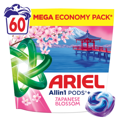 Ariel Allin1 PODS® Mosókapszula 60 Mosáshoz, Japanese Blossom termékhez kapcsolódó kép