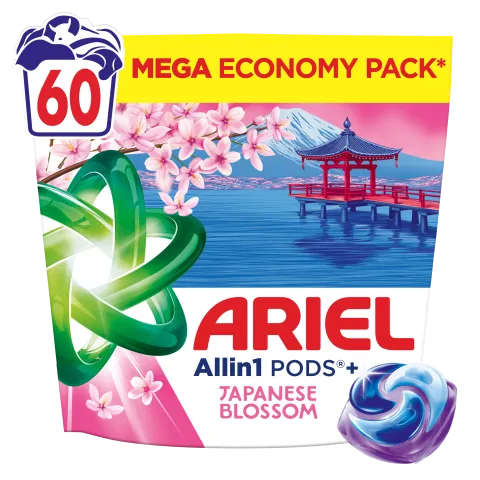 Ariel Allin1 PODS® Mosókapszula 60 Mosáshoz, Japanese Blossom termékhez kapcsolódó kép