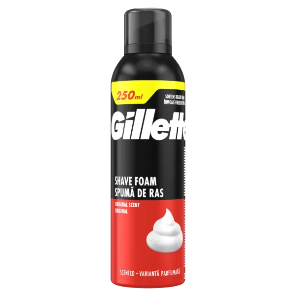 Gillette Classic Borotvahab Original Illattal, Gyors És Egyszerű Borotválkozás, 250ml termékhez kapcsolódó kép