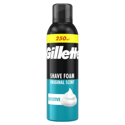 Gillette Classic Sensitive Borotvahab, Érzékeny Bőrre, 250 ml termékhez kapcsolódó kép