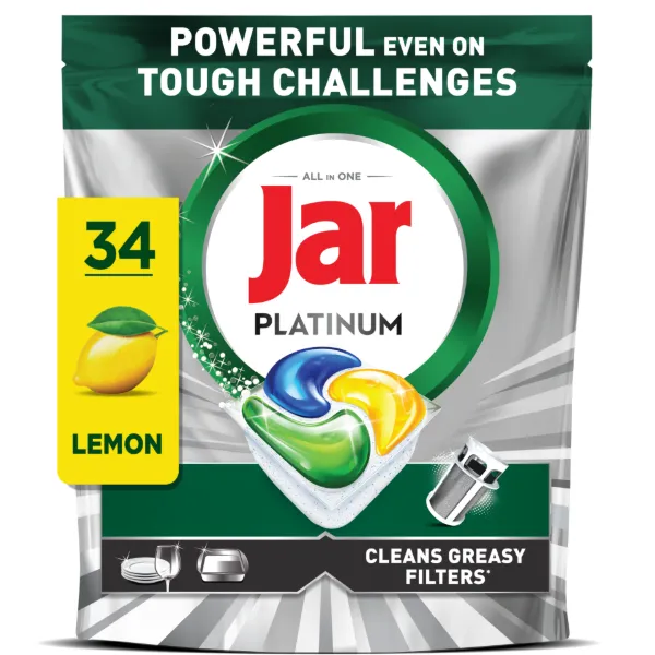 Jar Platinum Mosogatókapszula, Lemon, , 34 Mosogatókapszula termékhez kapcsolódó kép