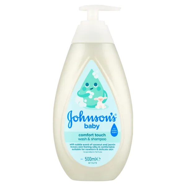 Johnson's Baby Comfort Touch tusfürdő és sampon 500 ml termékhez kapcsolódó kép