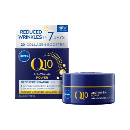 NIVEA Q10 Power 50ml Ránctalanító Éjszakai Arckrém termékhez kapcsolódó kép