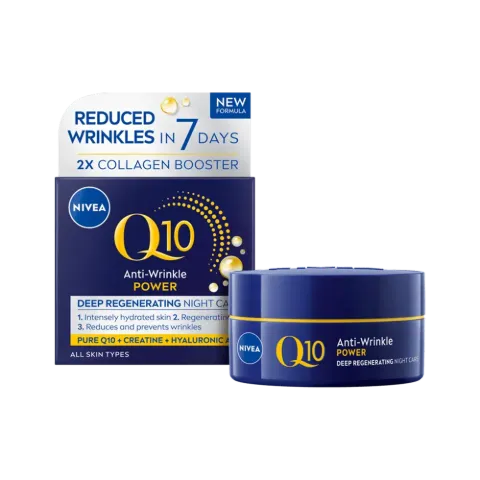 NIVEA Q10 Power 50ml Ránctalanító Éjszakai Arckrém termékhez kapcsolódó kép