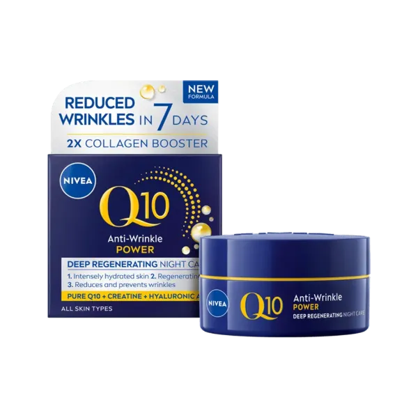 NIVEA Q10 Power 50ml Ránctalanító Éjszakai Arckrém termékhez kapcsolódó kép