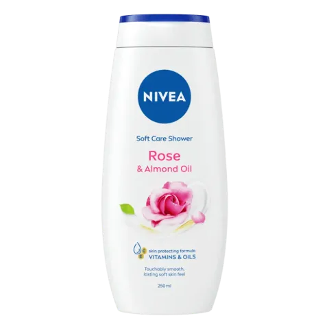 NIVEA krémtusfürdő 250ml Rose & Almond Oil termékhez kapcsolódó kép