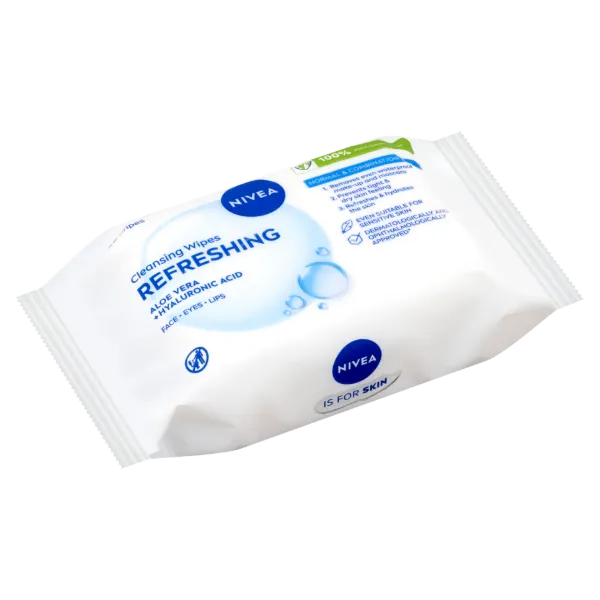 NIVEA frissítő arctisztító kendő 25 db termékhez kapcsolódó kép