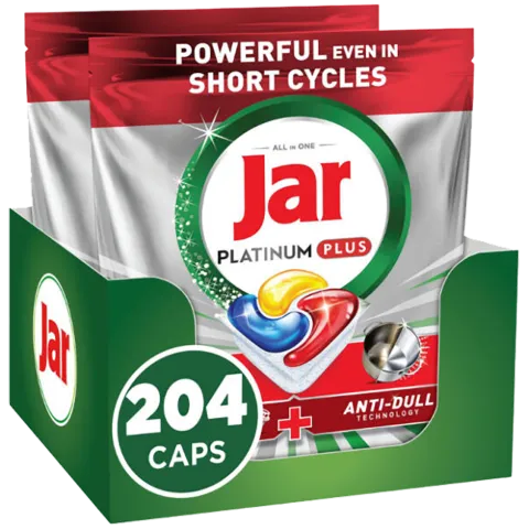 Jar Platinum Plus mosogatógép tabletta 204 db Lemon termékhez kapcsolódó kép
