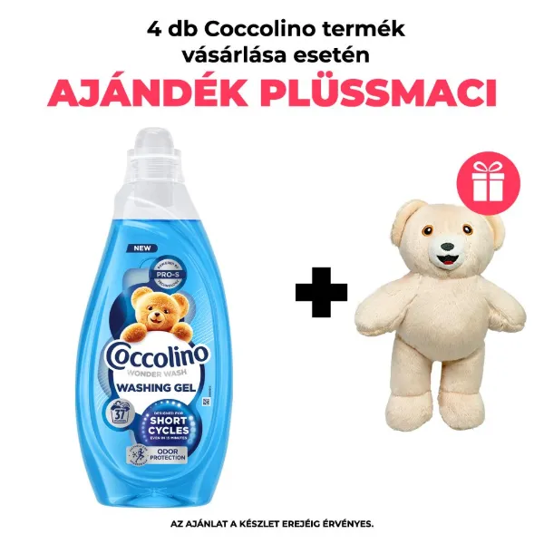 Coccolino Wonder Wash Odor Protection mosógél gyors mosáshoz 37 mosás 1480 ml  termékhez kapcsolódó kép