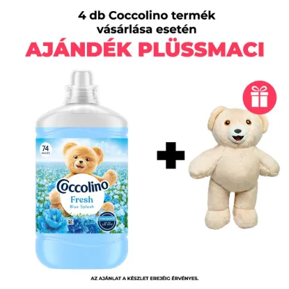 Coccolino Fresh Blue Splash öblítőkoncentrátum 74 mosás 1702 ml termékhez kapcsolódó kép