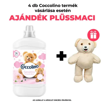 Coccolino Sensitive Romantic Rose öblítőkoncentrátum 74 mosás 1702 ml termékhez kapcsolódó kép