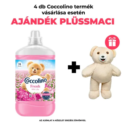 Coccolino Fresh Silk Lily öblítőkoncentrátum 74 mosás 1702 ml termékhez kapcsolódó kép