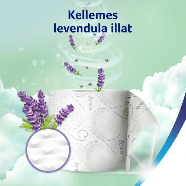 Zewa Deluxe Lavender Dreams toalettpapír 3 rétegű 16 tekercs termékhez kapcsolódó kép