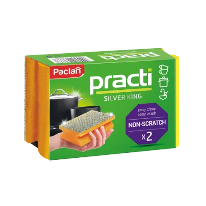 Paclan Practi Silver King szivacs 2db termékhez kapcsolódó kép