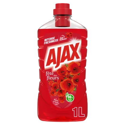 Ajax Flower Fiesta Pipacs Piros általános tisztítószer 1000 ml termékhez kapcsolódó kép