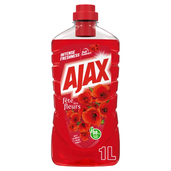 Ajax Flower Fiesta Pipacs Piros általános tisztítószer 1000 ml termékhez kapcsolódó kép
