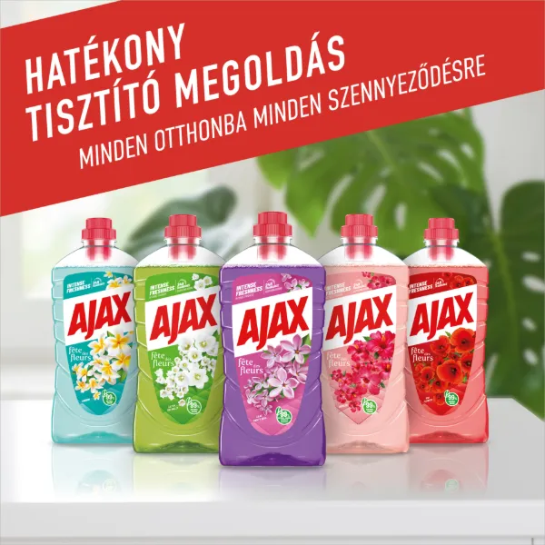 Ajax Flower Fiesta Orgona virág Lila általános tisztítószer 1000 ml termékhez kapcsolódó kép