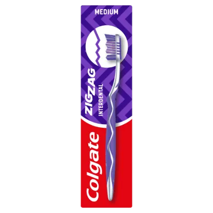 Colgate ZigZag közepes sörtéjű fogkefe 1 db termékhez kapcsolódó kép