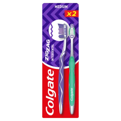Colgate Zig Zag közepes fogkefe 2 db termékhez kapcsolódó kép
