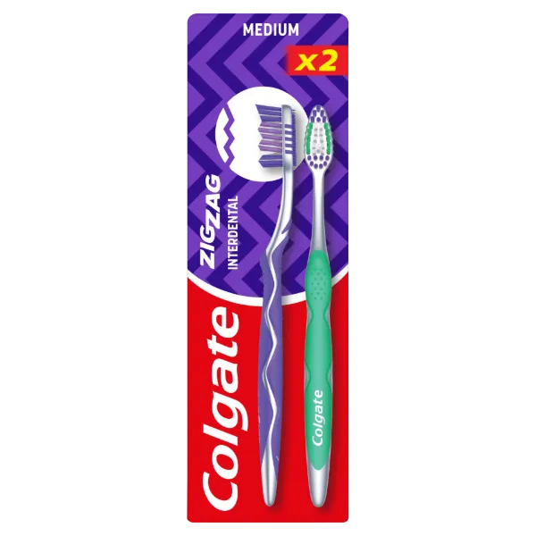 Colgate Zig Zag közepes fogkefe 2 db termékhez kapcsolódó kép