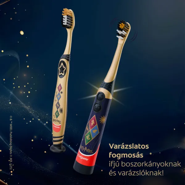 Colgate Harry Potter gyermek fogkefe 6+ éves gyermekeknek 2 db termékhez kapcsolódó kép