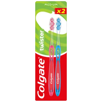Colgate Twister közepes fogkefe 2 db termékhez kapcsolódó kép