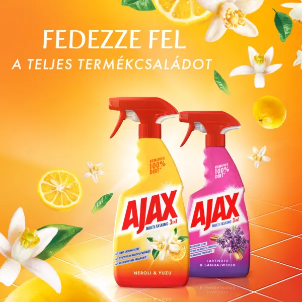 Ajax Uplifting Neroli & Yuzu Univerzális Tisztítószer Spray 500ml termékhez kapcsolódó kép