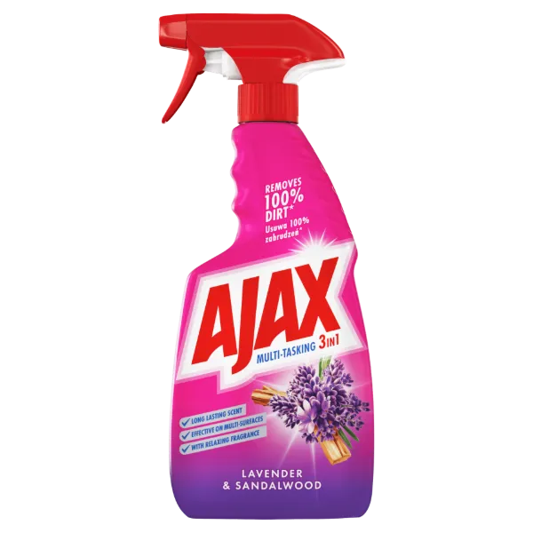 Ajax Relaxing Lavender & Sandalwood Univerzális Tisztítószer Spray 500ml termékhez kapcsolódó kép