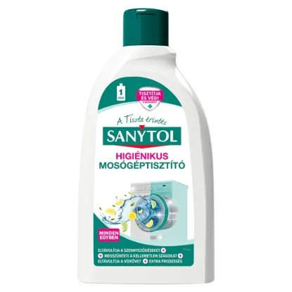 Sanytol higiénikus mosógéptisztító 250 ml termékhez kapcsolódó kép