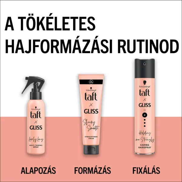 Taft X Gliss Holding me Strongly ápoló hajlakk minden hajtípusra 250 ml termékhez kapcsolódó kép