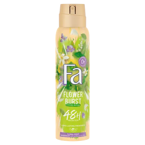 Fa Flower Burst deospray frissítő bazsarózsa, bazsalikom és borostyán illattal 150 ml termékhez kapcsolódó kép