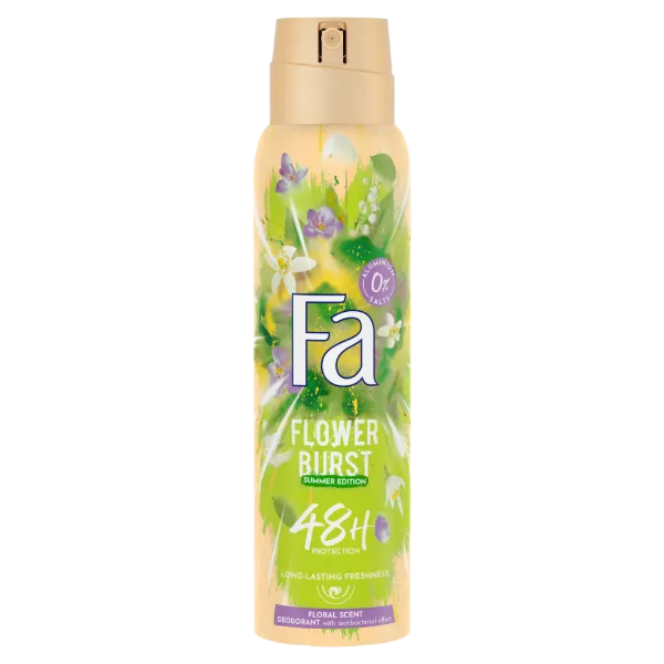 Fa Flower Burst deospray frissítő bazsarózsa, bazsalikom és borostyán illattal 150 ml termékhez kapcsolódó kép