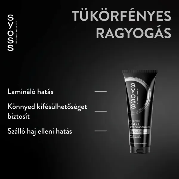Syoss Intenzív Glaze mélykondícionáló hajbalzsam 250 ml termékhez kapcsolódó kép