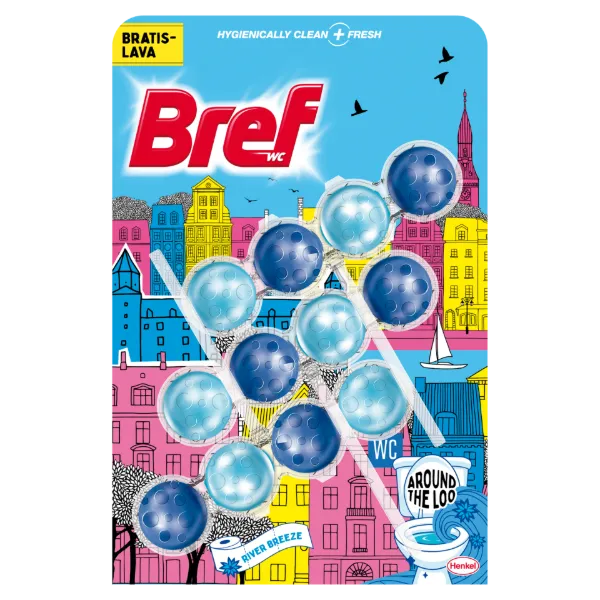 Bref Limited Edition River Breeze WC frissítő 3 x 50 g termékhez kapcsolódó kép