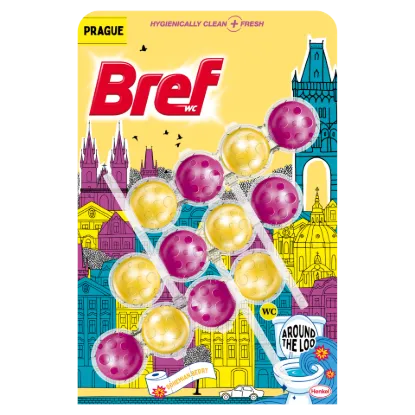 Bref Limited Edition Bohemian Berry WC frissítő 4 x 50 g termékhez kapcsolódó kép