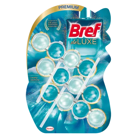 Bref DeLuxe Lovely Jasmine WC frissítő 3 x 50 g termékhez kapcsolódó kép