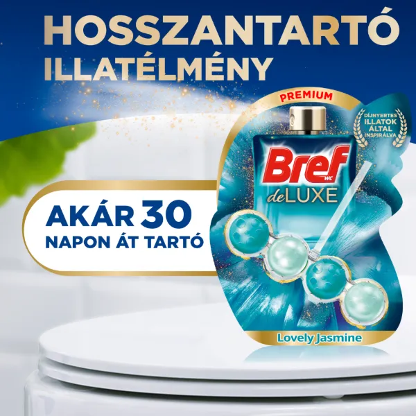 Bref DeLuxe Lovely Jasmine WC frissítő 3 x 50 g termékhez kapcsolódó kép