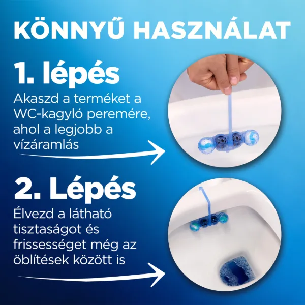 Bref Color Auto Active Eucalyptus WC frissítő 5 x 50 g (250 g) termékhez kapcsolódó kép