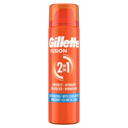 Gillette Fusion Hidratáló Borotvazselé Férfiak Számára, Kakaóvajjal, 200ml termékhez kapcsolódó kép
