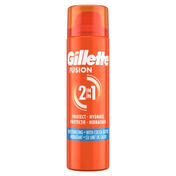 Gillette Fusion Hidratáló Borotvazselé Férfiak Számára, Kakaóvajjal, 200ml termékhez kapcsolódó kép