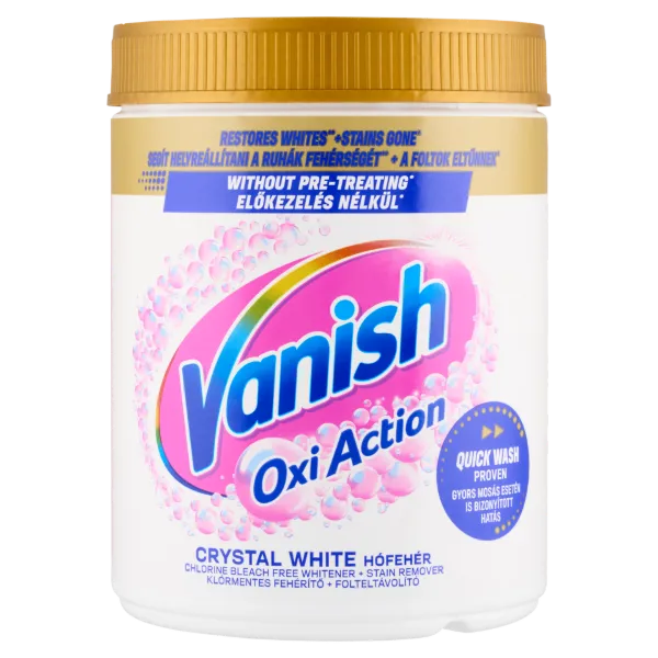 Vanish Oxi Action folteltávolító és fehérítő por 970 g termékhez kapcsolódó kép