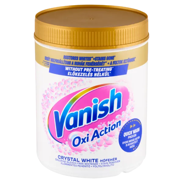 Vanish Oxi Action folteltávolító és fehérítő por 970 g termékhez kapcsolódó kép