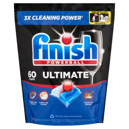 Finish Powerball Ultimate Fresh mosogatógép kapszula 60 db 774 g termékhez kapcsolódó kép